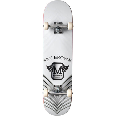 Monarch Project 7.75" Horus Premium Complete Sky Brown Skateboard Komplett Undersida