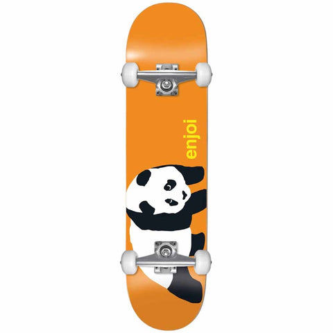 Enjoi 7.75" NBD Panda Resin Complete Soft Wheels Orange Komplett Skateboard