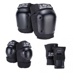 187 Killer Pads Adult Six Pack Set Black Knäskydd Armbågsskydd Handledsskydd Svart