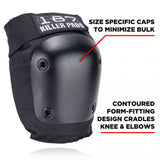 187 Killer Pads Adult Six Pack Set Black Knäskydd Svart