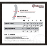 187 Killer Pads Handledsskydd Wrist Guard Skateboard Svart Storleksguide