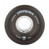 Arbor 61mm 78A Bogart Easyrider Ghost Black Hjul Wheels Skateboardhjul