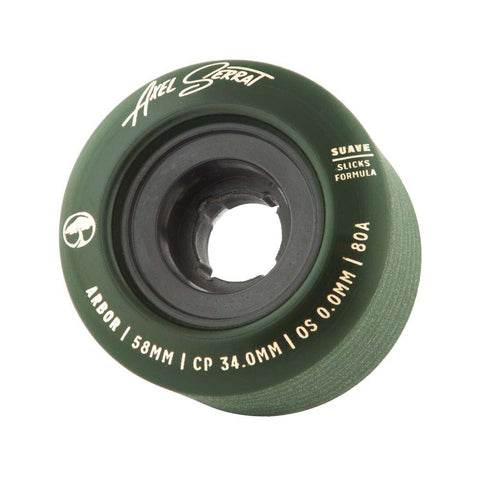 Arbor 58mm 80A Signature Suave Axel Serrat Dark Green Hjul Wheels Skateboardhjul