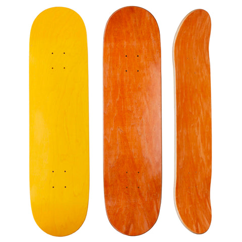 Blank Pro Deck Skateboard - Yellow