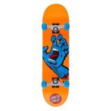Santa Cruz 7.8" Screaming Hand Mid Orange Komplett Skateboard Undersida