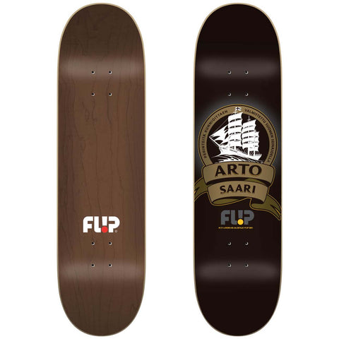 Flip 8.25" Saari Mustard Ship Black Skateboard Skejt Bräda