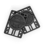 Independent Risers Riser Pads Riserpads Genuine Parts 1/4 Svarta