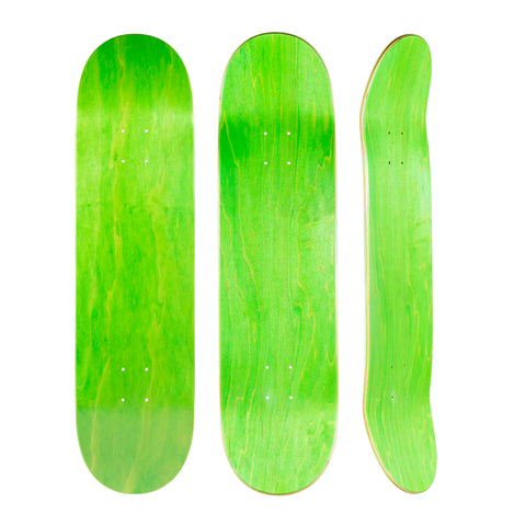 Skateboard Deck Bräda Green Grön 7 Lager Lönn skateboarding.se