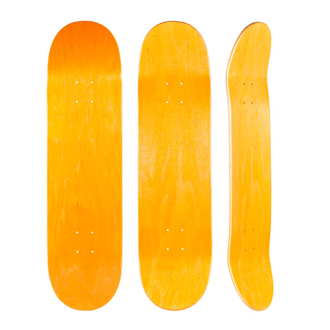 Skateboard deck bräda orange 7 lager lönn skateboarding.se