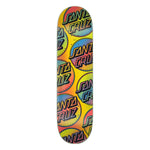 Skateboard Santa Cruz 8.25" Contra Allover Yellow Multi
