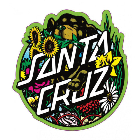 Santa Cruz Dressen Pup Dot 4.33" Klistermärke Stickers