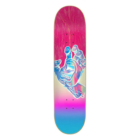 Skateboard Santa Cruz 7.75" Iridescent Hand Pink Rosa