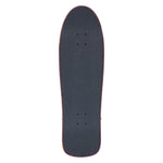 Santa Cruz Skateboard 9.7 Tum Inch Toxic Hand 80's Cruiser Ovansida