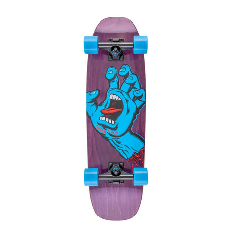Santa Cruz Skateboard 8.4 Tum Inch Screaming Hand Street Skate Cruiser Undersida