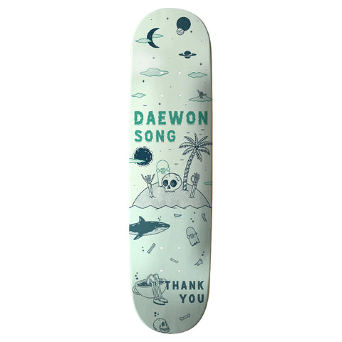 Thank You Skateboard 8.5" Daewon Song Cast Away Deck