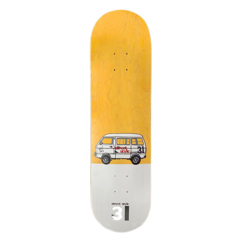 Skateboard Street Style 8.25" Team Van Yellow Gul